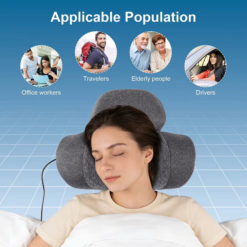 Upgraded 3-in-1 Smart Neck & Cervical Massage Pillow